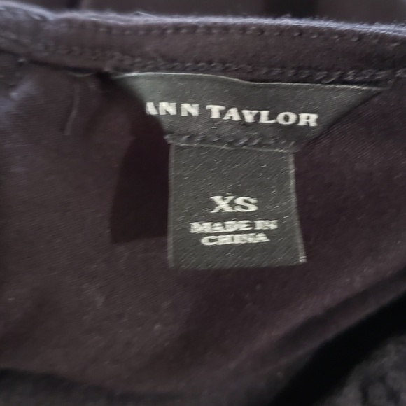 *SOLD* Ann Taylor Satin Bow Lace Tank Top XS - Picture 3 of 8